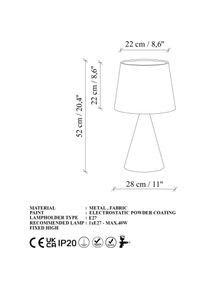 Opviq, Tischlampe, Kona (E27)