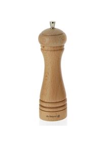 Debuyer Salzm&uuml;hle Aus Holz Rumba 18 cm Hell, Pfefferm&uuml;hle + Salzm&uuml;hle, Braun