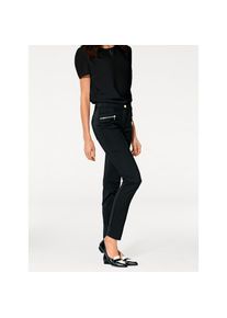 Heine, Damen, Stretch-Hose, schwarz, Normalgr&ouml;&szlig;en, 40 - Normalgr&ouml;&szlig;en, schwarz, Figurbetonte R&ouml;hre