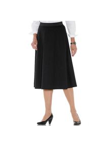 Classic Basics, Damen, Jerseyrock, schwarz + anthrazit-meliert, 25, schwarz + anthrazit-meliert, Jersey-Qualit&auml;t