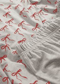 Pyjamas av myk bomull (2-delt sett), gr&aring;, st&oslash;rrelse 152/158, bonprix