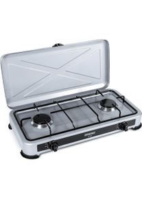 Promis Gaskocher KG200 SILBER OHNE REDUZIERER, Kochplatte, Silber