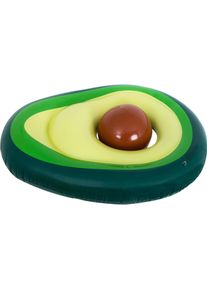 KIK Aufblasbare Matratze zum Schwimmen mit Avocado-Ball mit Samen 150cm XL