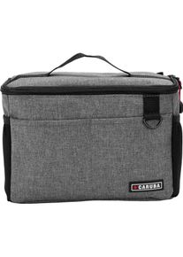 Caruba Insert Toploader L Donker Grijs, Kameratasche, Grau