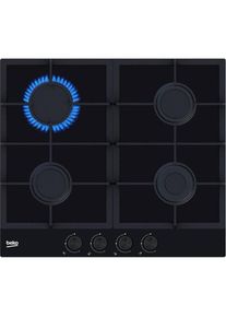 Beko HILG 642C5 SB Integriert Gaskochfeld 4 Zone(n), Kochfeld, Schwarz