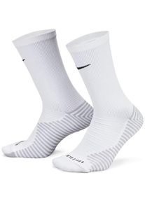 Nike, Damen, Sportsocken, Strike Soccer Crew Socks, WHITE/BLACK S (34 - 38), Weiss