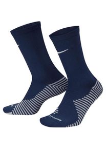 Nike, Damen, Sportsocken, Strike Soccer Crew Socks, Midnight Navy/White XL (46 - 50), Blau