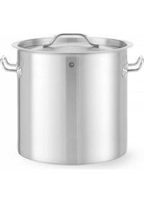 Hendi Hoher Schmortopf &ndash; mit Deckel,, Budget Line, 21L, 300x(H)300mm, Pfanne + Kochtopf, Silber