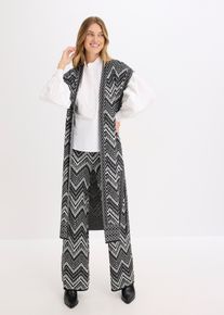 bonprix Női K&ouml;t&ouml;tt mell&eacute;ny, fekete, 36/38