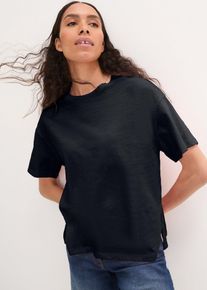 bonprix Női Bő p&oacute;l&oacute; mint&aacute;val, fekete, 44/46