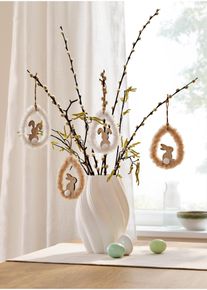 Vase en spirale - beige - taille 27 cm - bonprix