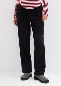 Pantalon de grossesse 2en1 &agrave; bande ventrale r&eacute;glable - noir - taille 50/52 (XL) - 100% coton - bonprix
