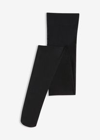 Collant transparent slip&eacute; avec ceinture confort 30D - noir - taille 38/40 (S) - bonprix