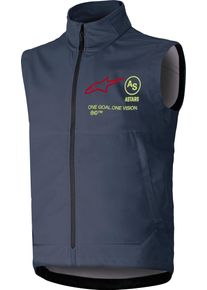 Alpinestars Techstar Softshell, vest , color: Dark Grey/Neon-Yellow/Red , size: M