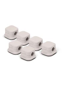 Tchibo - Samoprzylepne uchwyty na kable - kolor: beżowy