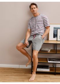 Herren Shorty in grau-wei&szlig; ,Gr&ouml;&szlig;e 44/46, Witt, 100% Baumwolle