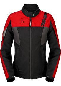 Spidi Corsa, textile jacket H2Out women , color: Black/Grey/Red , size: M