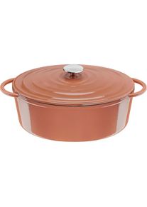 Tefal Br&auml;ter &raquo;LOV Schmortopf mit Deckel, &Oslash; 34 cm, oval&laquo; Gusseisen