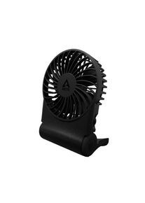Arctic Summair 2Go (Black) - Rechargeable Pocket Fan with Stand (74 hod&iacute;n battery life and variab