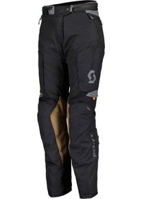 Scott Dualraid Dryo, stoffen broek waterdicht vrouwen , kleur: Zwart/Grijs/Bruin , maat: 48