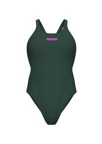 arena Str&oacute;j kąpielowy 'SWIM TECH SOLID' dla kobiet oliwkowy / r&oacute;żowy Rozmiar XS