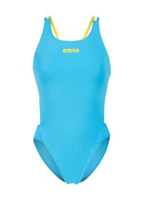 arena Str&oacute;j kąpielowy 'TECH MULTI SOLID' dla kobiet jasnoniebieski / ż&oacute;łty Rozmiar XS