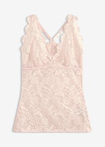 Top in pizzo delicato, rosa, Taglia 42, bonprix
