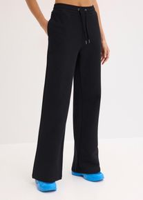 High Waist-joggebukse i 100% &oslash;kologisk bomull, svart, st&oslash;rrelse 36/38 (S), bonprix