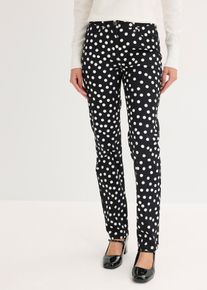 Stretchbukse med 5 lommer, svart, st&oslash;rrelse 50, bonprix