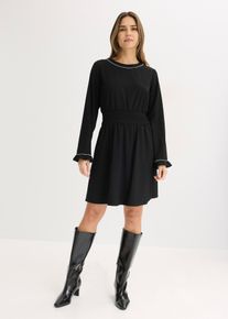 Kjole, svart, st&oslash;rrelse 48, bonprix