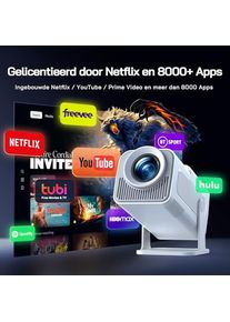 Wolfang Mini-Projektor Full HD 1080P (Full HD), Beamer