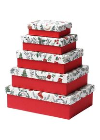 R&ouml;ssler, Geschenkverpackung, Weihn.Geschenkkarton Joyful (5x)