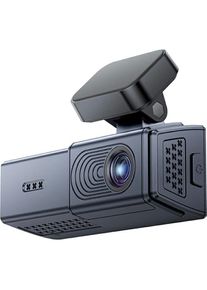 Yesido - Dash Camera (KM22) - 120&deg; Wide-Angle Lens, 1080P Dual-Channel Recording - Black (Full HD), Dashcam, Schwarz