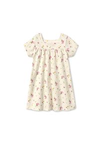 Tchibo - Jerseykleid aus Bio-Baumwolle - Baby - Gr. 74/80 - wei&szlig;/gebl&uuml;mt