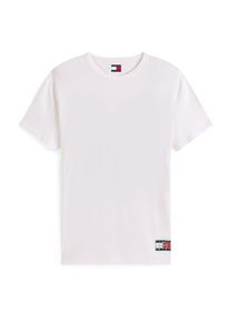 Tommy Jeans, M&aelig;nd, Bluser & t-shirts 'ATHL DEPT', Ecru , St&oslash;rrelse XL