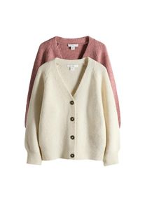 The Set Kardig&aacute;n L&aacute;nyok r&oacute;zsasz&iacute;n, feh&eacute;r , M&eacute;ret 6 yrs