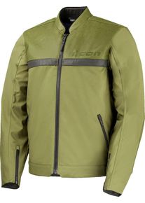 Icon Midhawk, textile jacket , color: Green , size: 3XL