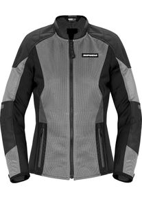 Spidi Super Net T321, protector jacket women , color: Grey/Black , size: XL