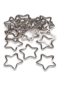 Star Shaped Split Metal Rings (Pack of 20) Jewellery Making