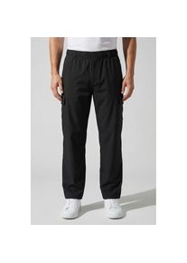 Calvin Klein Jeans Cargohose &raquo;REGULAR STRAIGHT CARGO&laquo; mit Logopatch schwarz, Gr&ouml;&szlig;e 36