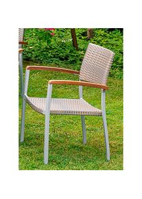 Merxx Gartensessel &raquo;Silano&laquo; 1 Stk. tlg. Aluminium/Kunststoff