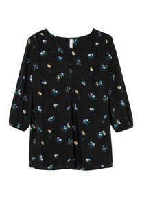 sheego, Damer, Tunika, Blue Denim / Sort / Hvid, St&oslash;rrelse 50