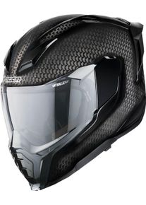 Icon Ultraflite Carbon, kask pełnotwarzowy , kolor: Węgiel/Czarny , rozmiar: XS