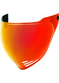 Icon Domain Bubble, escudo espelhado , cor: Vermelho Espelhado