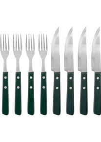 Nicolas Vah&eacute; Nicolas Vah&eacute; Steak knife & fork set, NVSteak, Green, Besteck, Gr&uuml;n