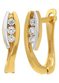 Damen Ohrstecker in Gelbgold 375 ,Gr&ouml;&szlig;e 0, WITT,