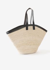 bonprix Strohshopper, beige, Stroh/Strohoptik