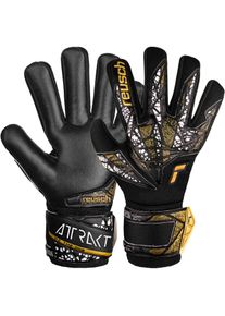 Reusch Attrakt Silver NC Finger Support Torwarthandschuhe - Gr&ouml;&szlig;e 9 - schwarz