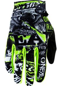 O Neal ONeal Matrix Attack, gloves kids , color: Black/Neon-Yellow , size: L