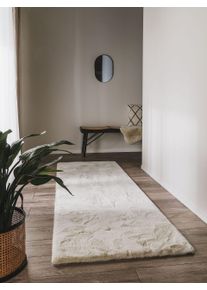 Dave Crema 80x240 cm - Alfombra dise&ntilde;o moderno para salon